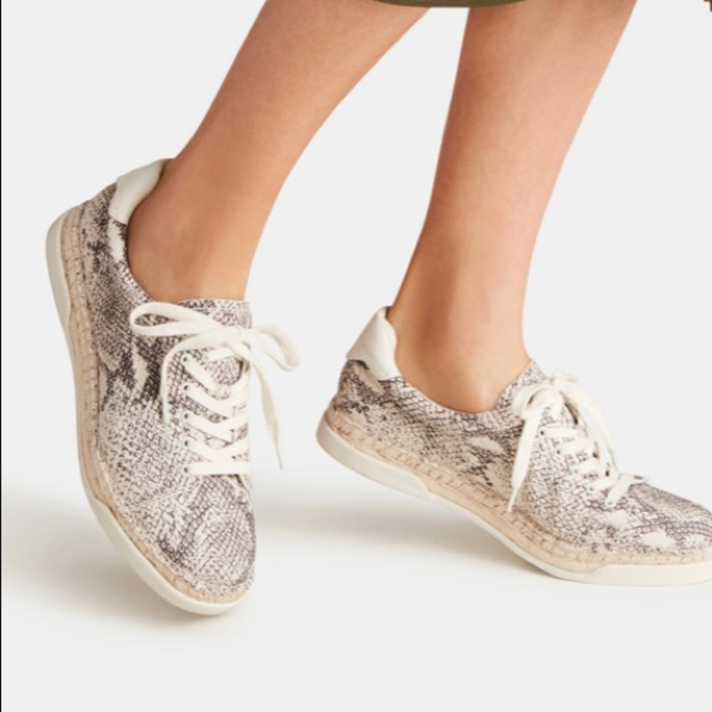 Dolce Vita Maddox espadrille snake print sneakers
